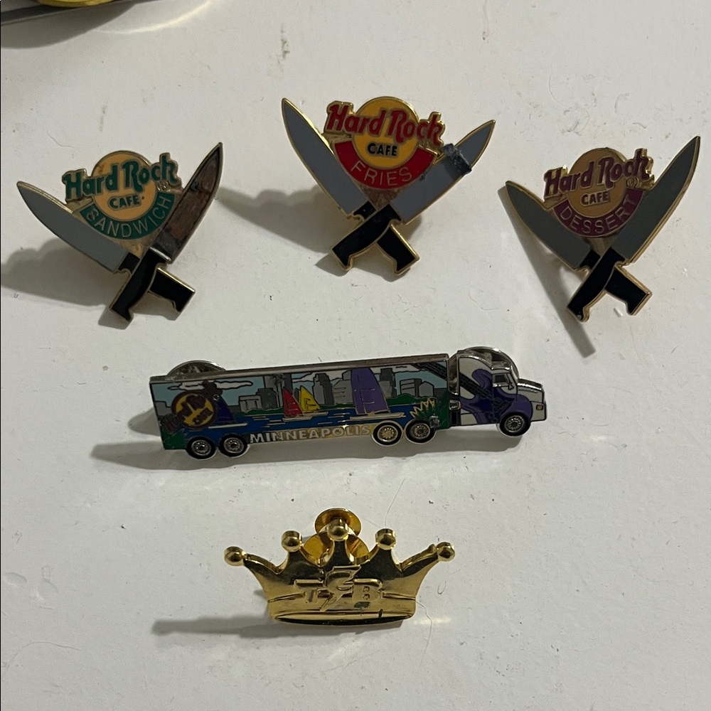 Hard Rock Cafe Colorful Pin Collection